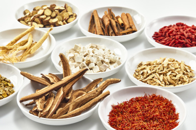 中草药合集摆拍