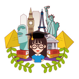 海外留学咨询插画