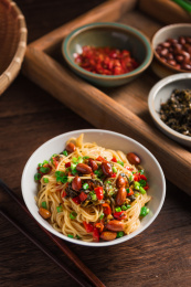 香辣可口的炒米粉、拌米粉