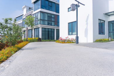 现代城市小区道路