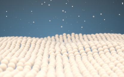 细胞膜结构背景 3D渲染