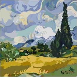 乡村郊外美丽的原野风景