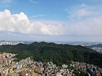 贵州省遵义市中心城区城市风光
