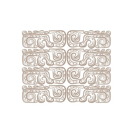 中式传统吉祥鸟龙矢量纹样插画图案