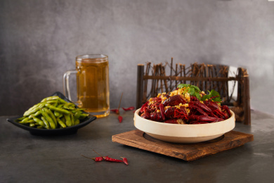 宵夜烧烤小龙虾