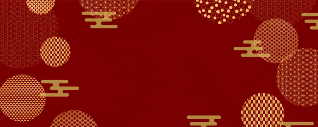 精美日式花纹背景插图