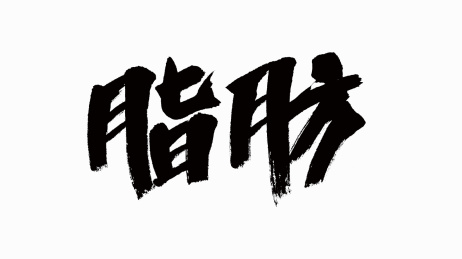 中国风书法汉字字体设计脂肪