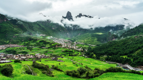 九色中国甘南扎尕那