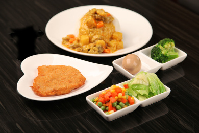 咖喱牛腩大排饭  