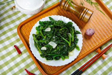 小炒时蔬木耳菜