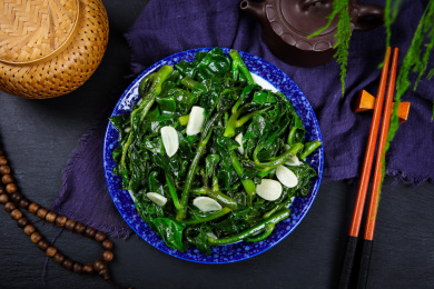 小炒时蔬木耳菜