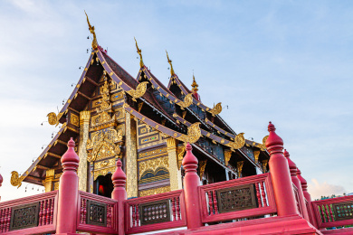 泰国清迈拉查帕皇家花园风光