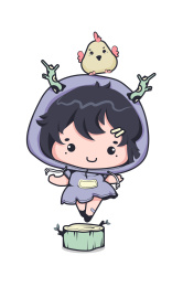 潮玩盲盒人物形象森林里的守护精灵