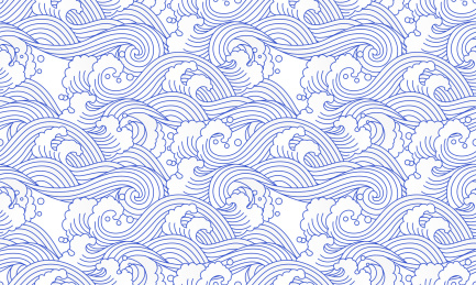 无缝海浪线条背景底纹