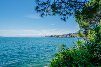 瑞士莱芒湖自然风光