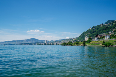 瑞士莱芒湖自然风光