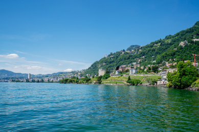 瑞士莱芒湖自然风光
