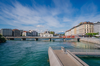 瑞士日内瓦国际都市风光