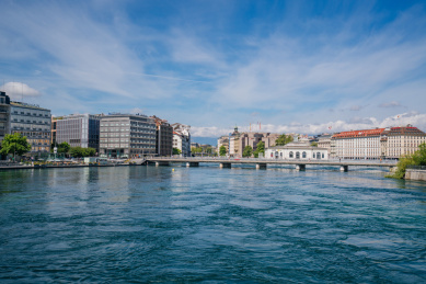 瑞士日内瓦国际都市风光