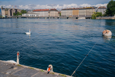 瑞士日内瓦国际都市风光