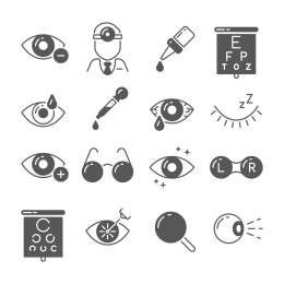 卡通眼睛插画
