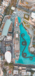 中国广东深圳南山蛇口港海上世界航拍