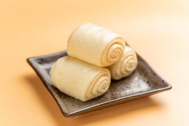 面食卷子花卷特写