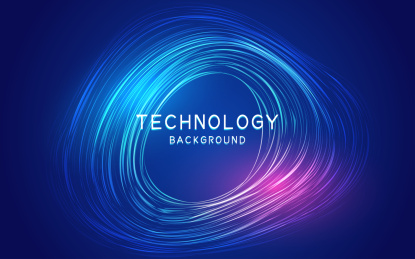 科技背景线条未来创新科学技术矢量海报素材