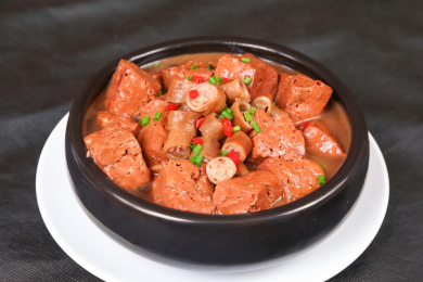 肥肠炖豆腐