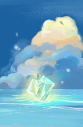 在梦的海里向往天空