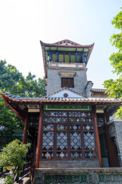 东莞可园邀山阁双清室岭南清代园林古建筑