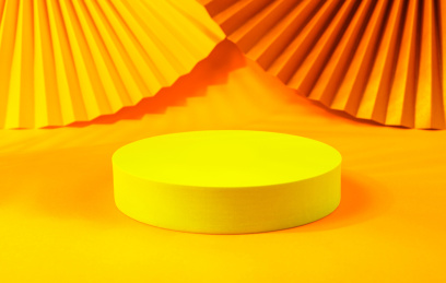 秋季的色彩3D展示台场景图  