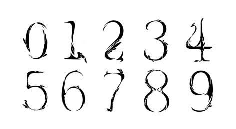 艺术数字系列插画素材