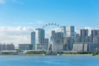 深圳前海自贸区湾区之光摩天轮