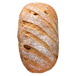 白色背景上的软欧包