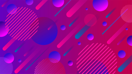 孟菲斯元素组合图形 抽象风格背景