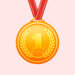 奥运会冠军奖牌矢量图标比赛获奖海报背景