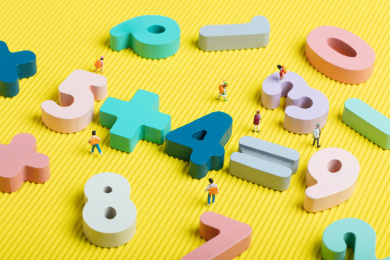 微缩创意积木数学四则运算算数中小学生