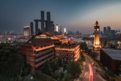 中国重庆城市风光