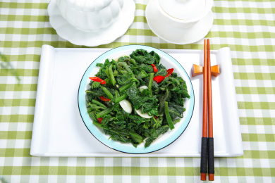 中餐菜肴家常菜清炒时蔬炒瓜尖
