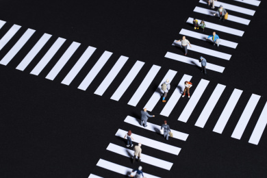 十字路口的小丑