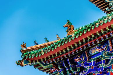 中国辽宁沈阳故宫大政殿