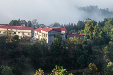中国四川省苍溪县农村自然风光