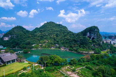 塔山风景区航拍
