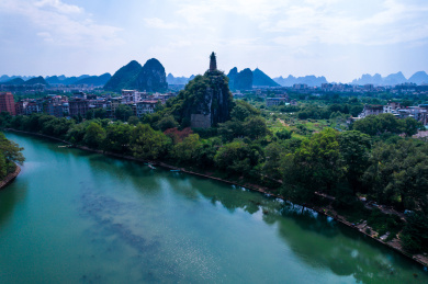 塔山风景区航拍