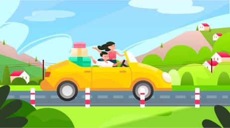 开车自驾游快乐出行