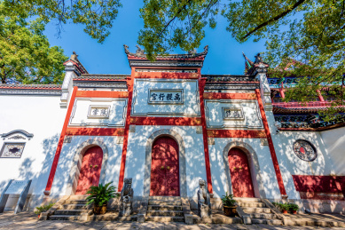 中国湖北武汉晴川阁景区禹稷行宫