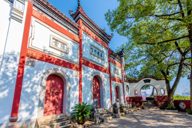 中国湖北武汉晴川阁景区禹稷行宫