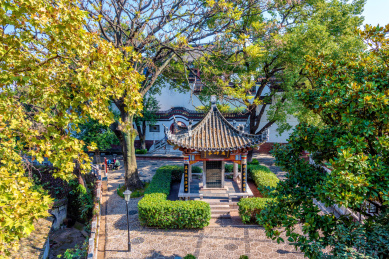 中国湖北武汉晴川阁景区禹碑亭