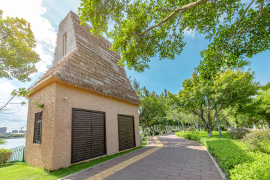 中国厦门五缘湾湿地公园度假小屋